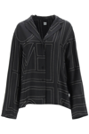 Totême Toteme Monogram Silk Twill Pajama Shirt