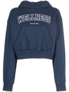 Sporty And Rich Sporty & Rich Woman Sweatshirt Navy Blue Size M Cotton In Blue
