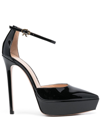 GIANVITO ROSSI KASIA 105MM PATENT-LEATHER PUMPS