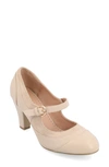 Journee Collection Siri Mary Jane Pump In Bone