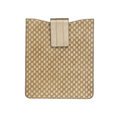 GUCCI IPAD LEATTER LOGO COVER