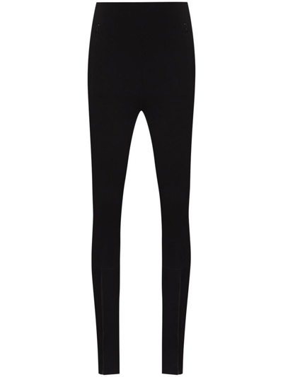 Wardrobe.nyc Zipped Leggings In Black