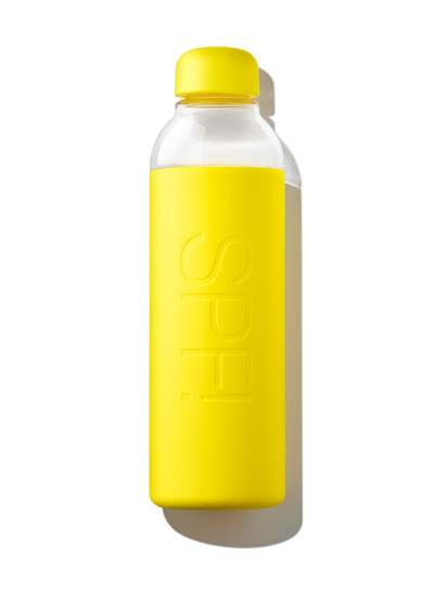 Supergoop Spf! Glass Water Bottle Sunscreen 20 Oz. ! In Yellow