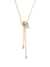 LANVIN LINK PENDANT CHAIN NECKLACE