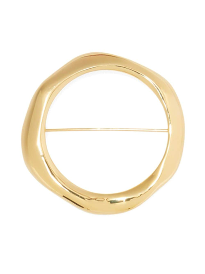 Jil Sander New Lightness 1 Brooch In Gold