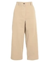 Arket Woman Pants Sand Size 10 Cotton, Linen In Beige