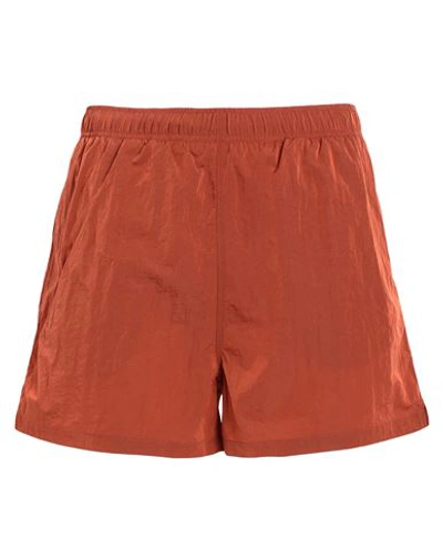 Arket Man Swim Trunks Rust Size Xl Econyl In Red