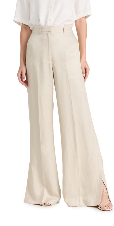 Anine Bing Lyra Trousers In Off White