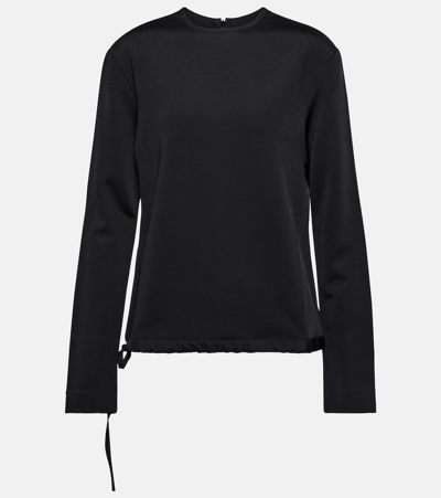 Jil Sander Crewneck Jumper In Black