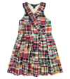 Polo Ralph Lauren Checked Tiered Cotton Dress In Multicoloured