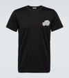 Moncler Logo-patch T-shirt In Black