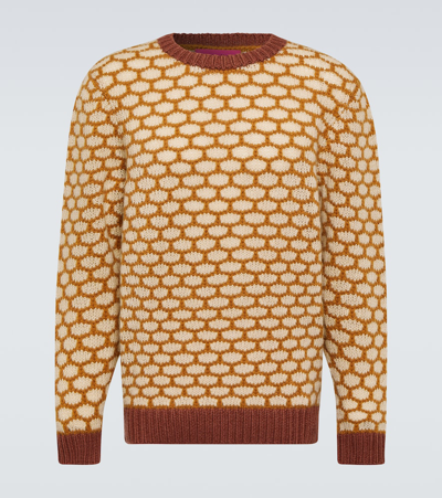 The Elder Statesman Jacquard Cashmere Sweater In Multicoloured