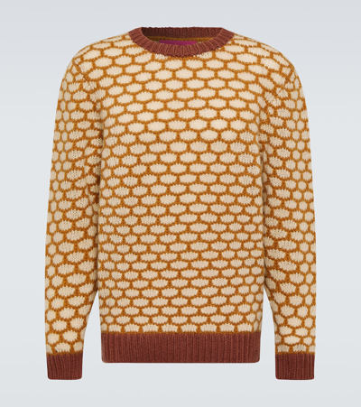 The Elder Statesman Jacquard Cashmere Jumper In Multicoloured