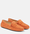TOD'S GOMMINO LEATHER MOCCASINS