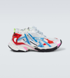 Balenciaga Runner Multicolor Sneakers In White