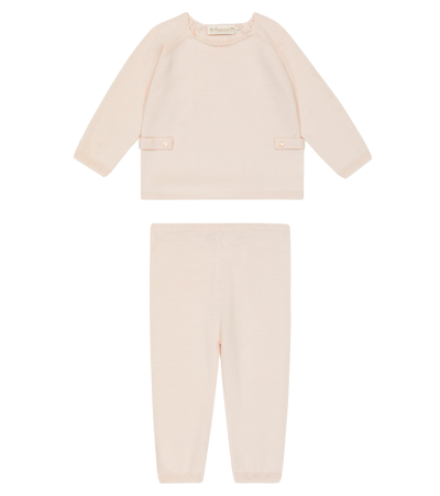 Bonpoint Baby Set Aus Pullover Und Hose In Pink
