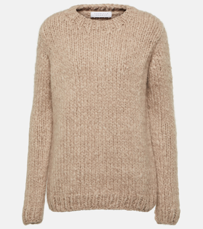 Gabriela Hearst Lawrence Sweater In Oatmeal