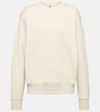Totême Cotton Crewneck Sweatshirt In White