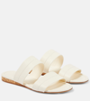 Gabriela Hearst Lora Leather Sandals In Beige