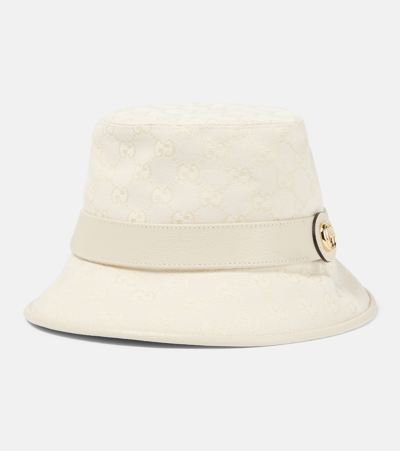 Gucci Off-white Gg Bucket Hat