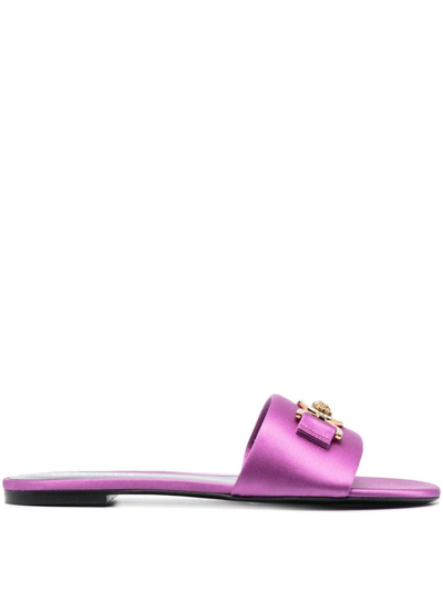 Versace Sandals In Purple