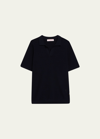 Orlebar Brown Men's Open-mesh Stitch Polo Shirt In Night Iris