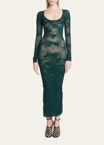 slim fit dress slacks Olive Green Bodycon Dress with Black Lace Accent – My Store main image 0