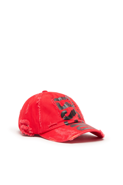 Diesel Cappelli In Rosso