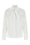 Jil Sander White Poplin Shirt In White