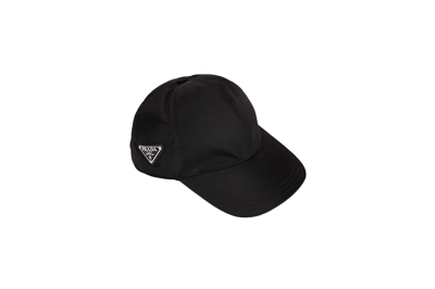 Pre-owned Prada Patch Hat Black