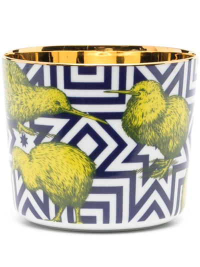 Fürstenberg Beautiful Creatures Champagne Goblet In Blue