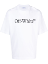 OFF-WHITE BOOKISH LOGO印花棉T恤