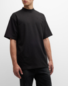 Balenciaga Oversized Distressed Printed Cotton-jersey T-shirt In 1055 Washed Black