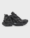 Balenciaga X Under Armour Runner Ripstop Sneakers In 1000 Black Matt