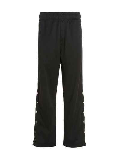 Lanvin Press-stud Track Pants In Black