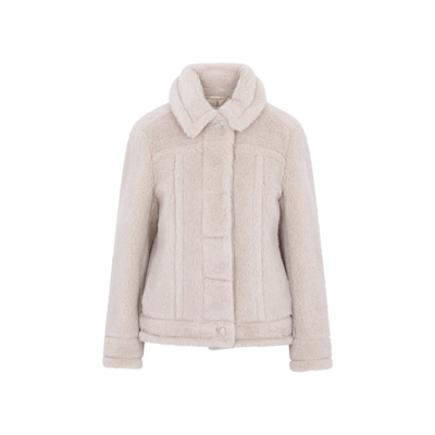 Max Mara Button Detailed Long In Beige