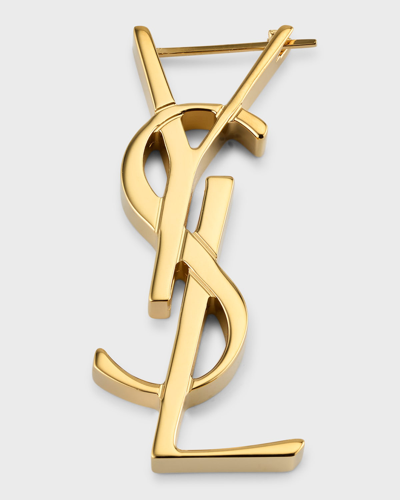 Saint Laurent Ysl Single Earring In Dore