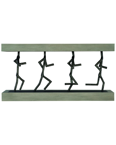 Bernhardt Theo Console Table In Grey