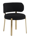 Tov Furniture Margaret Boucle Dining Chair In Black