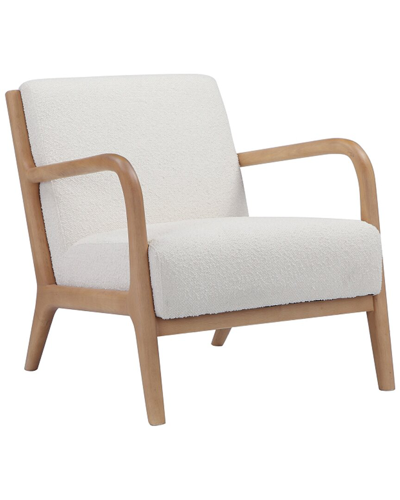 Pangea Home Nema Lounge Chair In White