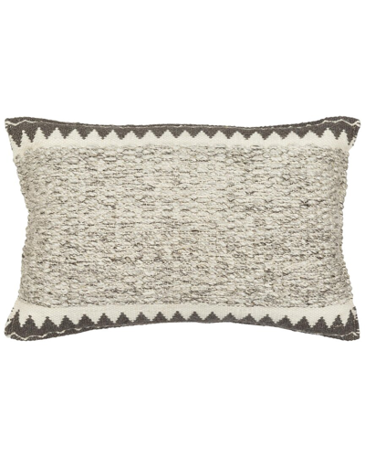 Surya Faroe Accent Pillow In Brown