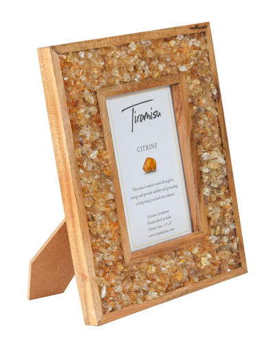 Tiramisu Sunshower Citrine Picture Frame Set In Yellow