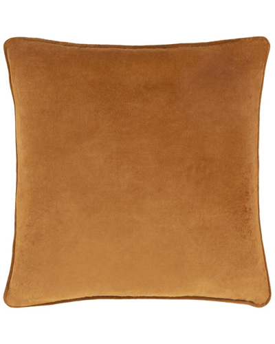 Surya Safflower Lumbar Pillow In Orange