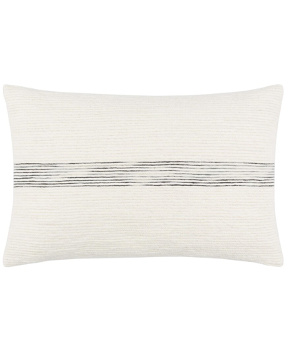 Surya Carine Lumbar Pillow In White