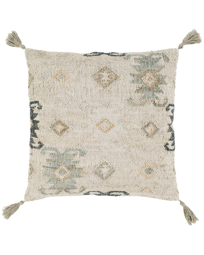 Surya Lenora Accent Pillow In Brown