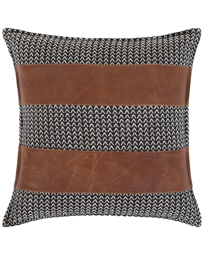 Surya Fiona Lumbar Pillow In Black