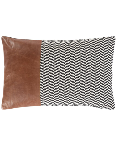 Surya Fiona Accent Pillow In Black