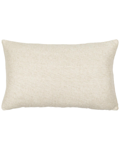 Surya Sallie Accent Pillow In White