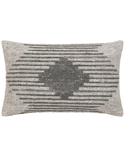 Surya Lewis Accent Pillow In Grey