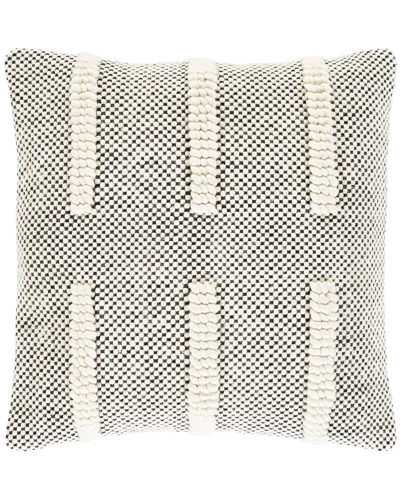 Surya Harlow Accent Pillow In White